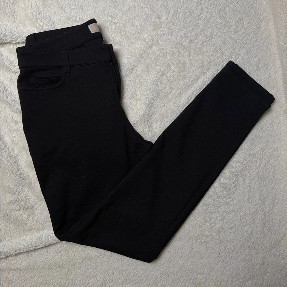 Michael Kors Black Slim-Fit Pants with Logo Accent